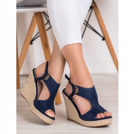 Goodin Uzavřené sandály Espadrilles námořnická modř modrý 1