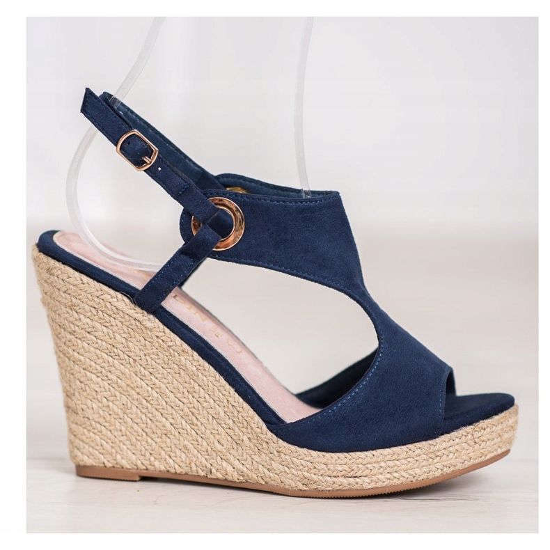 Goodin Uzavřené sandály Espadrilles námořnická modř modrý 2