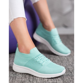 SHELOVET Nízké sportovní boty zelená 1