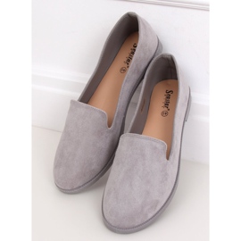 Šedé dámské pány JX77P Šedé šedá 1