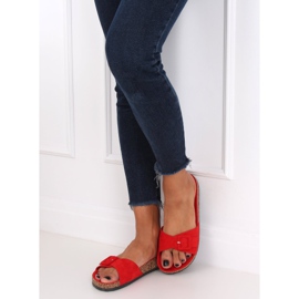 Červené G-5026 Červené korkové podešve 1