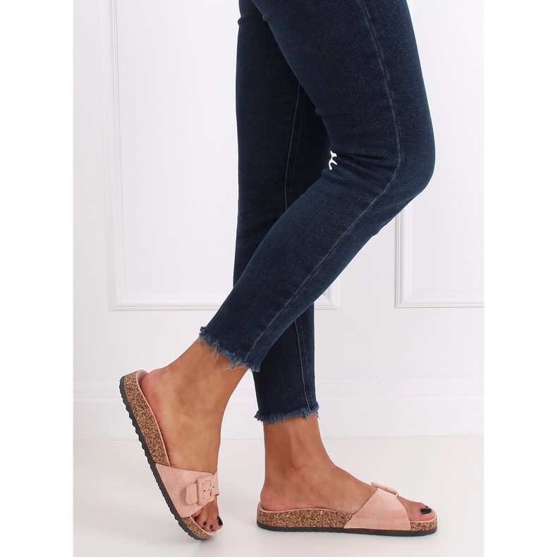 Růžová korková podrážka G-5026 růžový 2