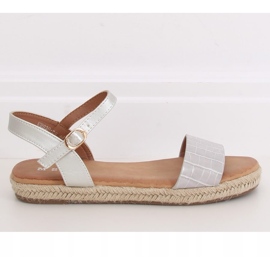 Šedé espadrilové sandály WH939 Grey šedá 2