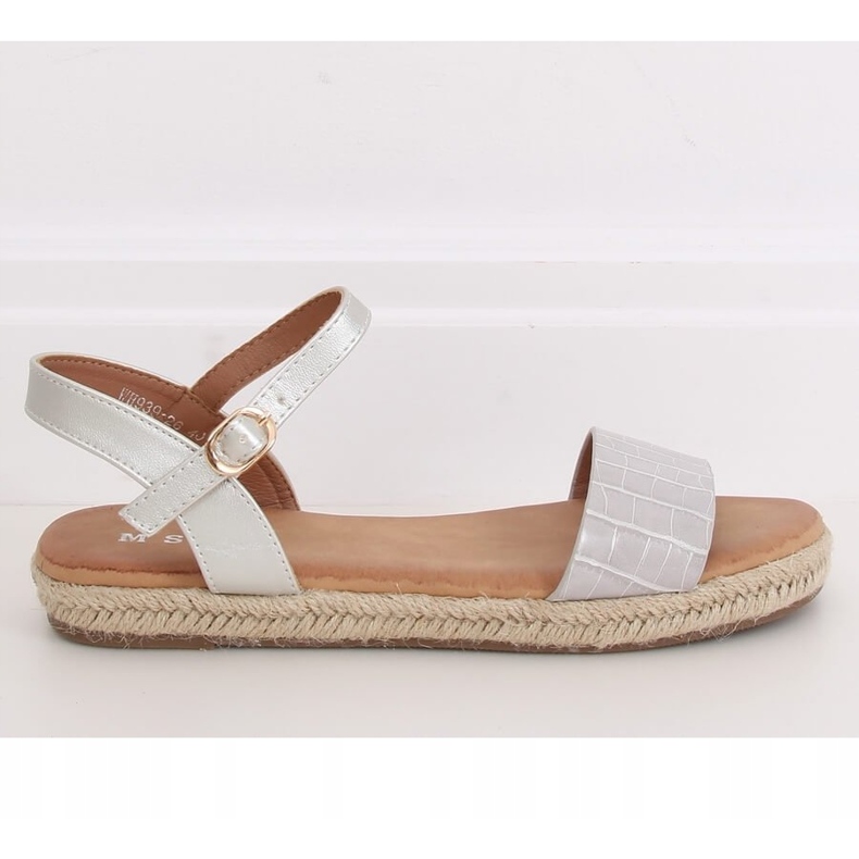 Šedé espadrilové sandály WH939 Grey šedá 2