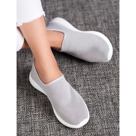 SHELOVET Sportovní nazouvací boty šedá 1