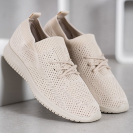 SHELOVET Nízké sportovní boty hnědý 1