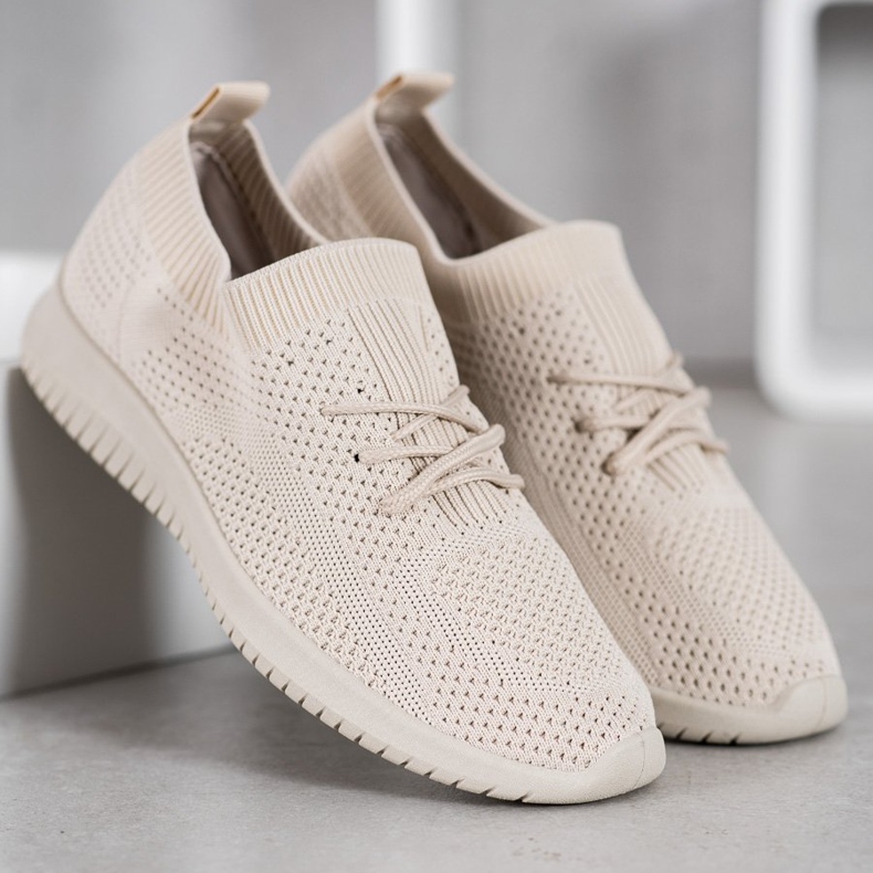 SHELOVET Nízké sportovní boty hnědý 1