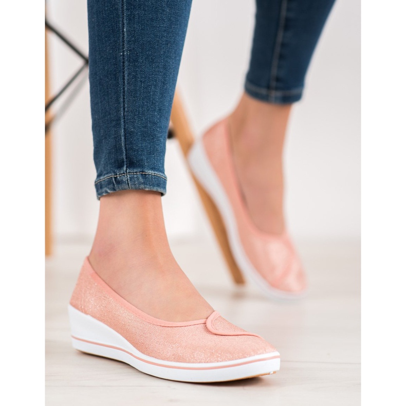Comer Balerínky se třpytkami růžový 1