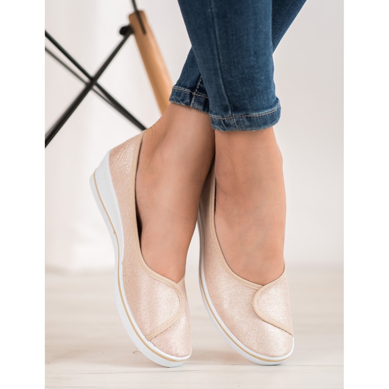 Comer Balerínky se třpytkami hnědý žlutá 1