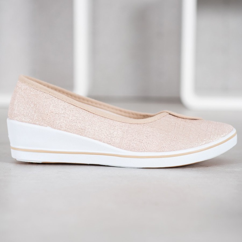 Comer Balerínky se třpytkami hnědý žlutá 2