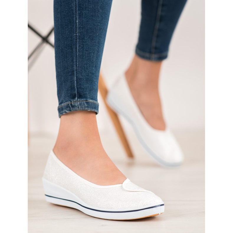 Comer Balerínky se třpytkami bílý 1