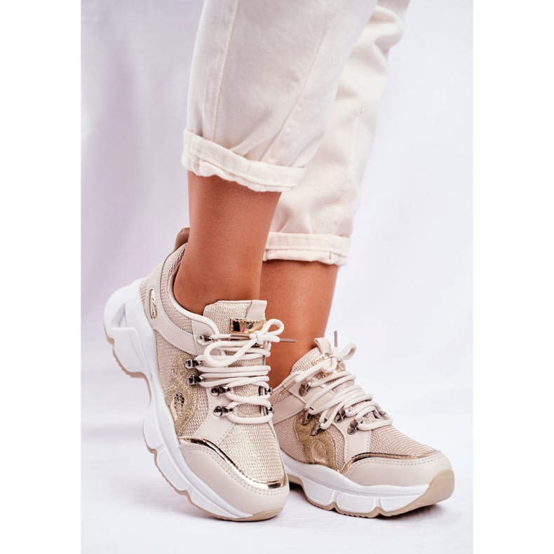 SEA Dámské zlaté sportovní boty v Pekingu zlatý 1