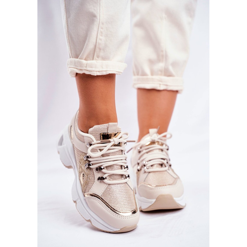 SEA Dámské zlaté sportovní boty v Pekingu zlatý 2