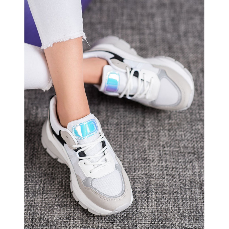 Weide Sportovní tenisky bílý černá šedá 1