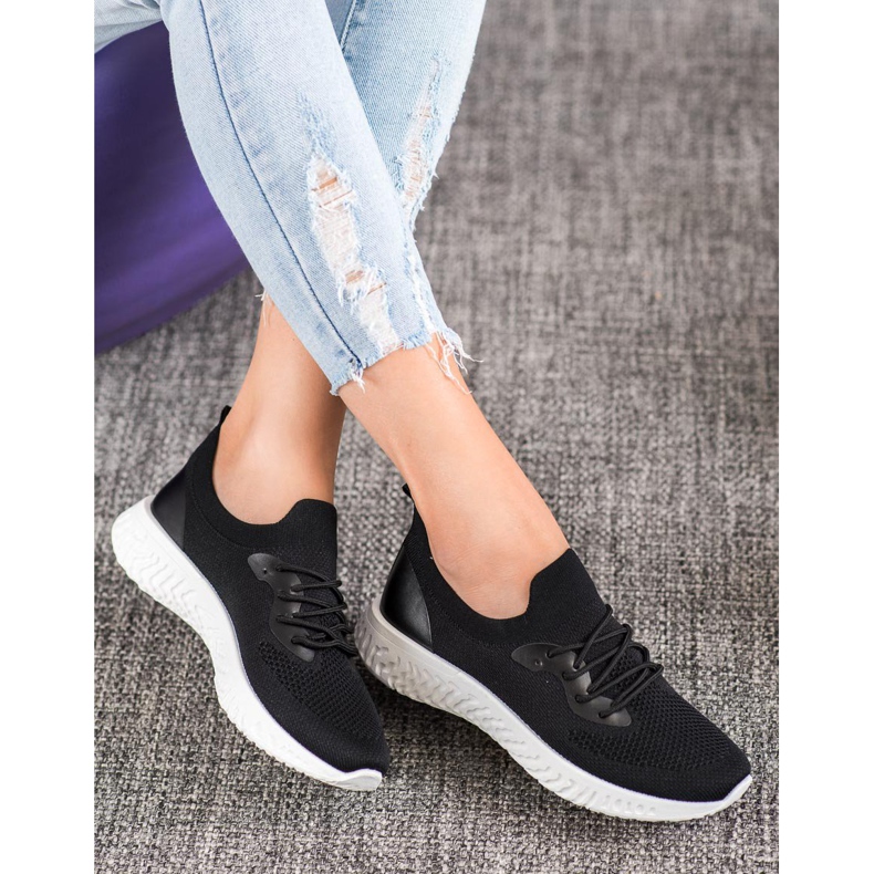 SHELOVET Neformální sportovní obuv černá 2