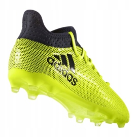 Kopačky Adidas X 17.1 Jr S82297 vícebarevný zelený 1