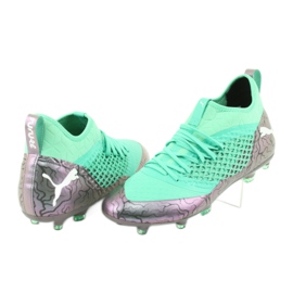 Kopačky Puma Future 2.3 Netfit Fg Ag Color Shift M 104832 01 zelený 1
