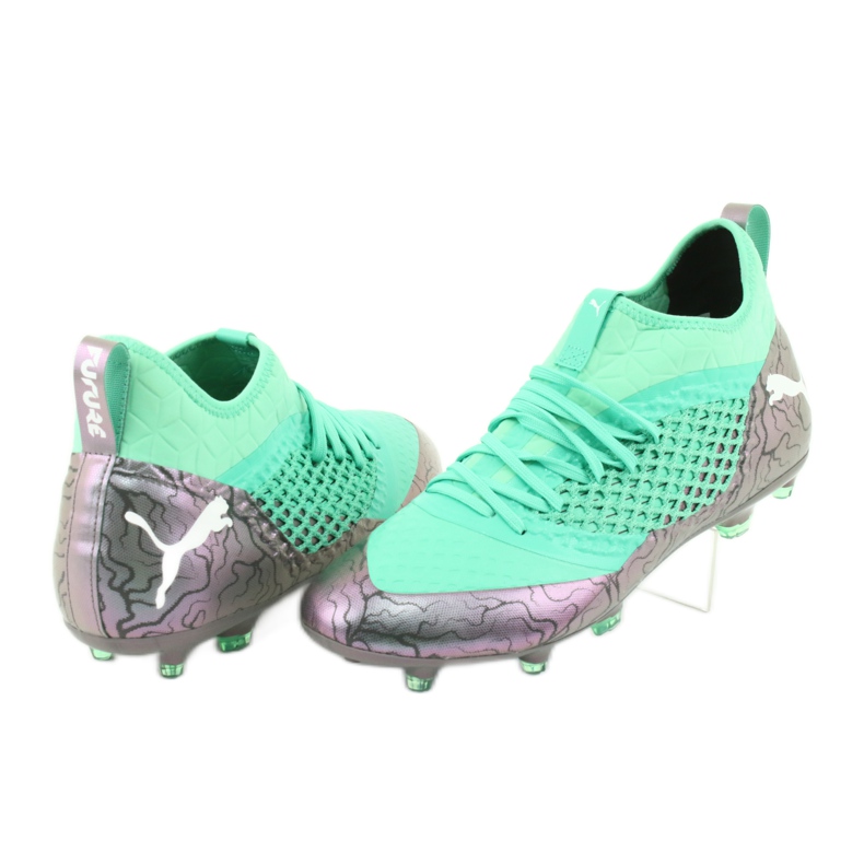 Kopačky Puma Future 2.3 Netfit Fg Ag Color Shift M 104832 01 zelený 1