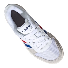 Boty Adidas Hoops 2.0 Jr FW9120 bílý šedá 1