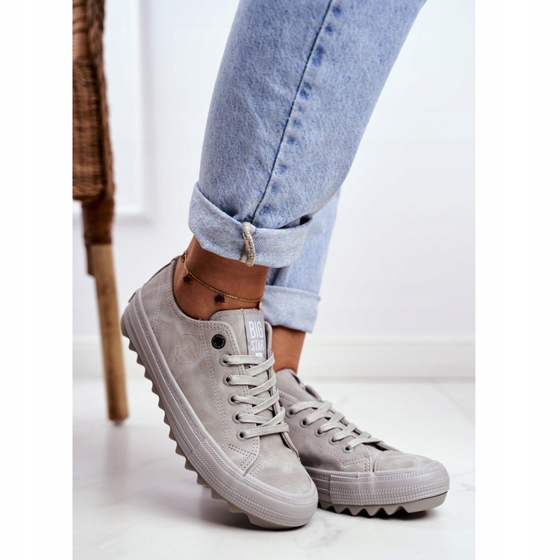 Dámské tenisky Big Star Grey GG274075 šedá 1