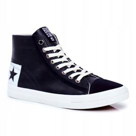 Pánské tenisky Big Star Navy Blue EE174065 námořnická modř 1
