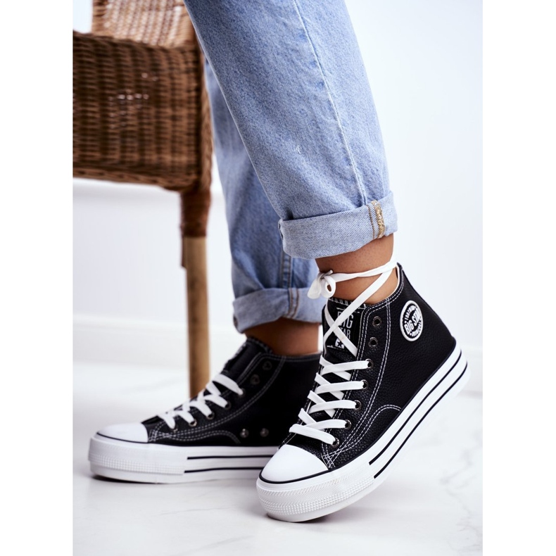 Dámské tenisky Big Star Black GG274012 černá 1 Dámské tenisky Big Star Black GG274012 černá 1