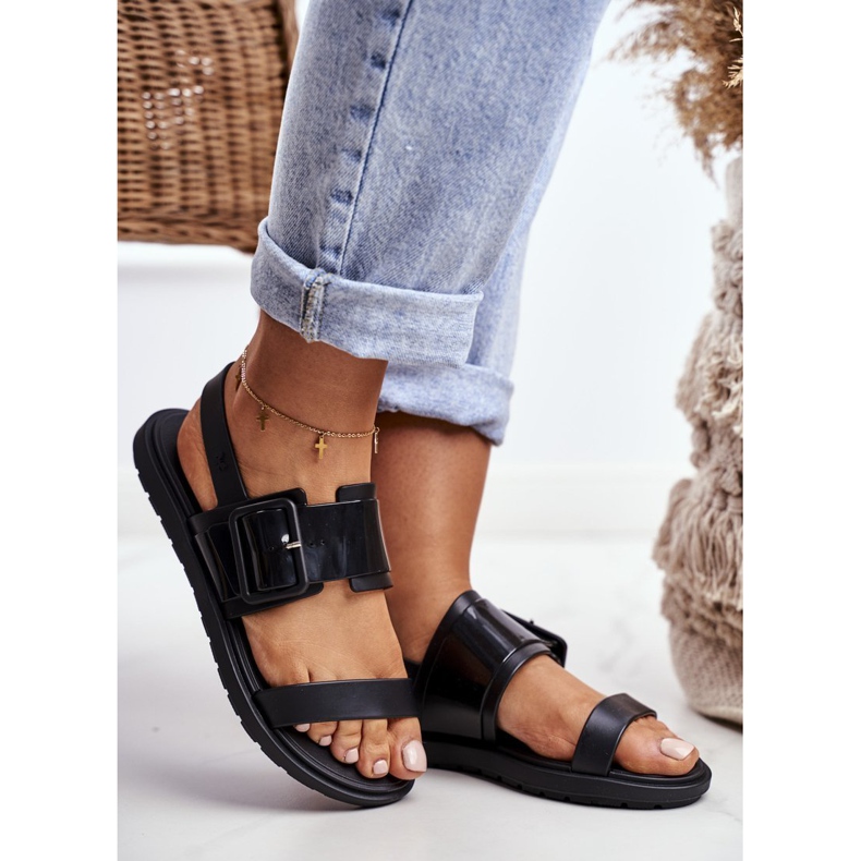 Dámské sandály voňavé gumy ZAXY černé DD285051 černá 1