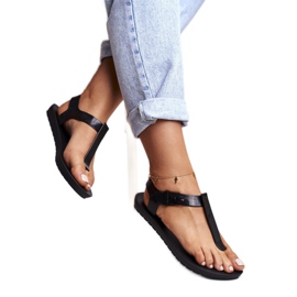 Dámské voňavé gumové sandály ZAXY Black DD285039 černá 2