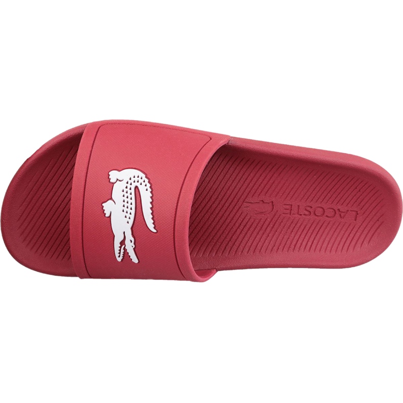 Lacoste Croco Slide 119 1 M 737CMA001817K bílý červené 2