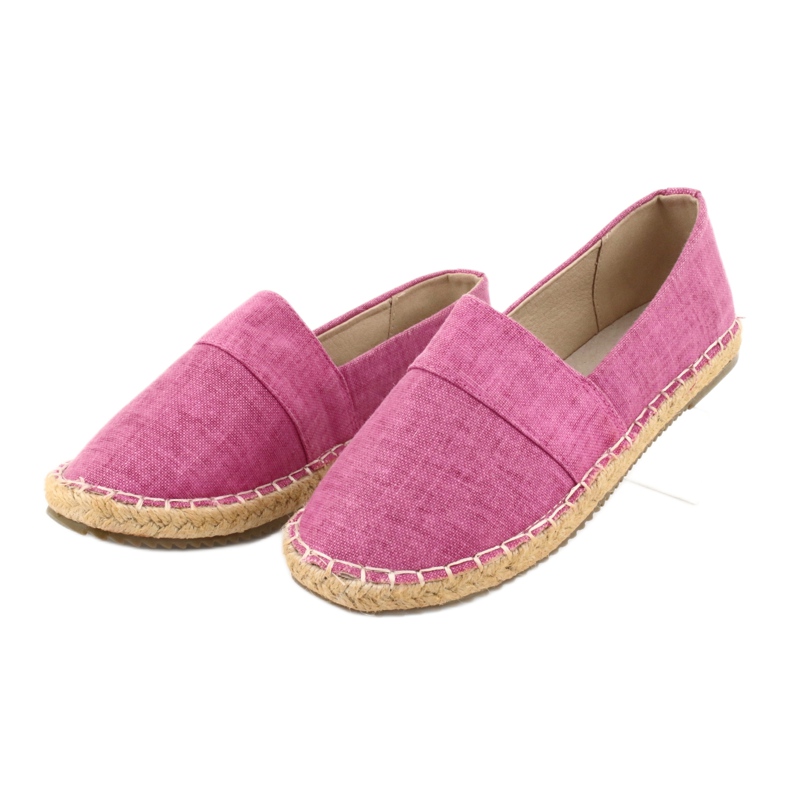 American Club Dívčí baleríny americké espadrilky růžový 2 American Club Dívčí baleríny americké espadrilky růžový 2