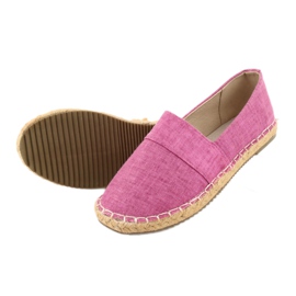 American Club Dívčí baleríny americké espadrilky růžový 3 American Club Dívčí baleríny americké espadrilky růžový 3