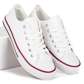 SHELOVET Bílé tenisky bílý 1