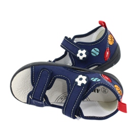 American Club Sandály chlapecké americké pantofle TEN27 námořnická modrá 4