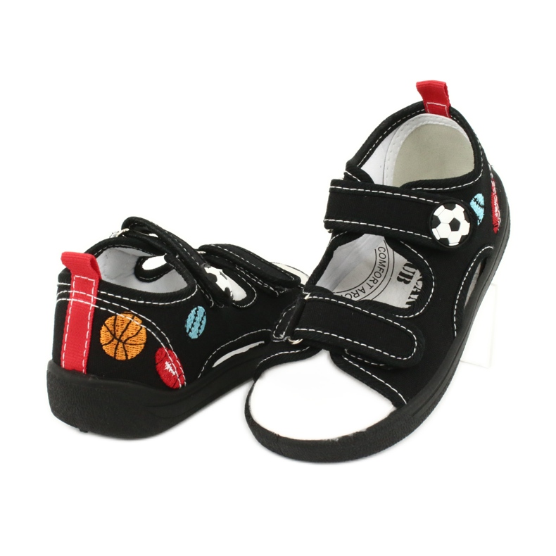 American Club Sandály chlapecké americké pantofle TEN27 černá 3