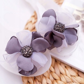 Lu Boo | Gumové balerínky Meliski Flowers White Candela bezbarvý 3