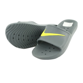 Pantofle Nike Kawa Shower M 832528-003 šedá zelený 3