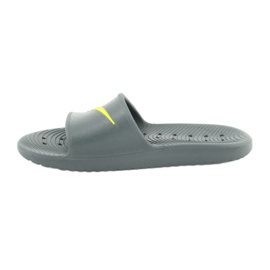 Pantofle Nike Kawa Shower M 832528-003 šedá zelený 1