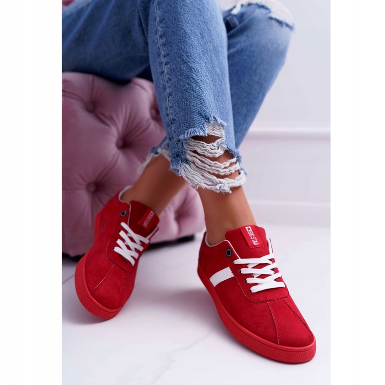 Dámská sportovní obuv Big Star Red DD274622 červené 1 Dámská sportovní obuv Big Star Red DD274622 červené 1