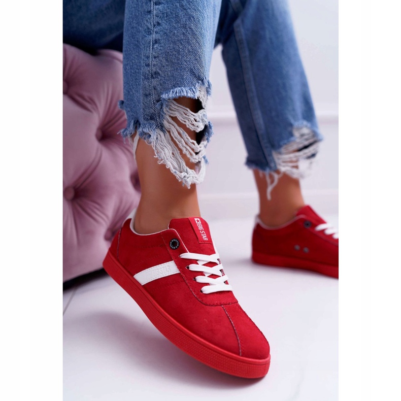Dámská sportovní obuv Big Star Red DD274622 červené 2 Dámská sportovní obuv Big Star Red DD274622 červené 2