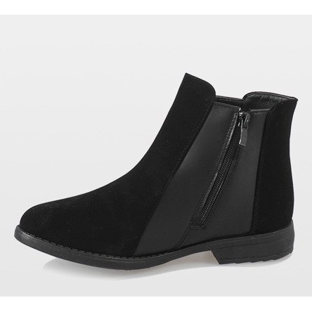 Kayla Shoes Černé zateplené boty DD5291-1 černý 2