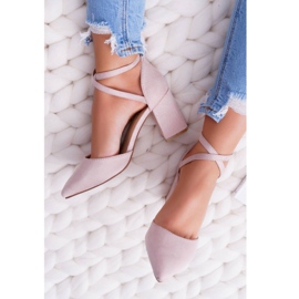 SEA Dámské lodičky na podpatku ve Spitz Béžové Cosmo béžový 1