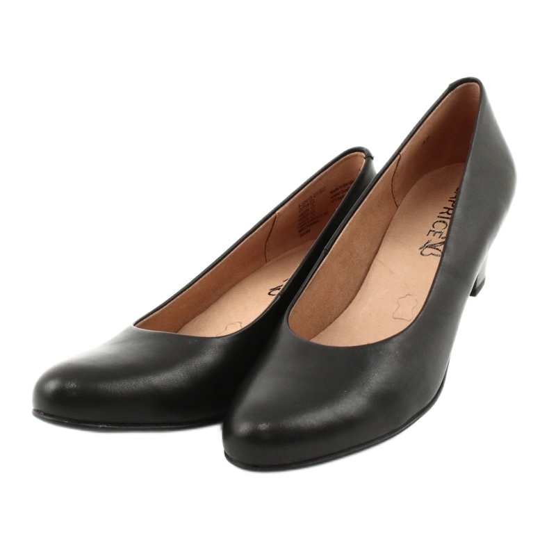 Černé lodičky Caprice pro ženy 22415-25 černá 4 Černé lodičky Caprice pro ženy 22415-25 černá 4