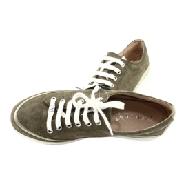 Dámské kožené tenisky Caprice 23654 zelený 3