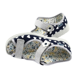 Dětské boty Befado 969X148 tmavě modré námořnická modrá šedá 4