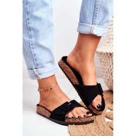 BUGO Dámské pantofle, úprava spony, černá Rosaline černý 1