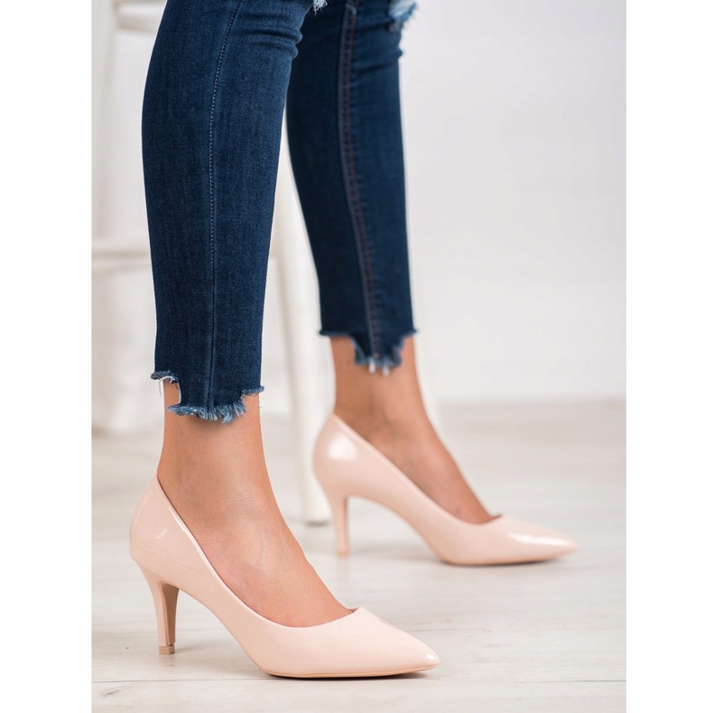 Gogo Lodičky s eko kůží hnědý 1