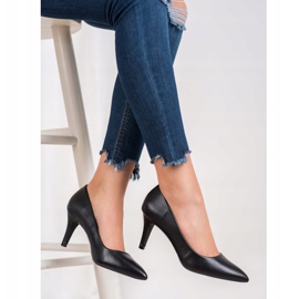 Gogo Lodičky s eko kůží černý 1