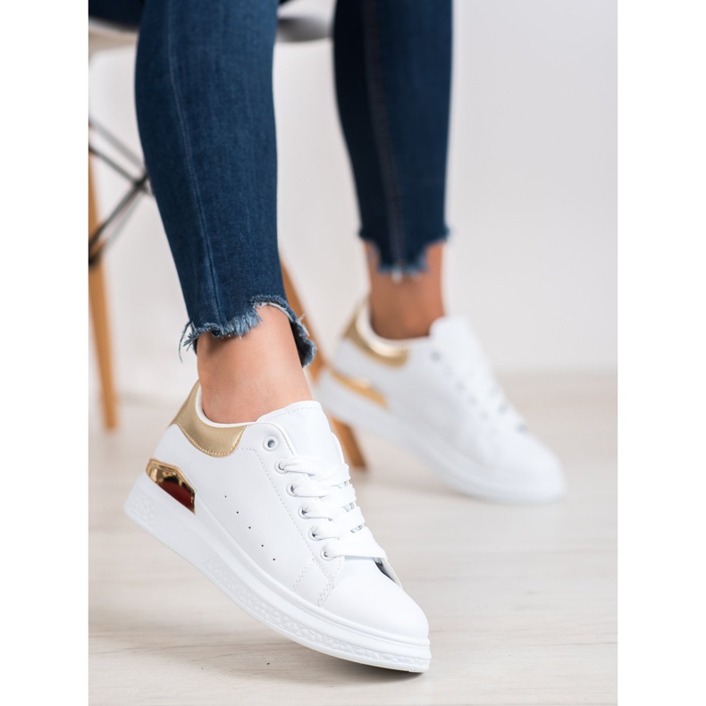 SHELOVET Módní sportovní obuv bílý 1