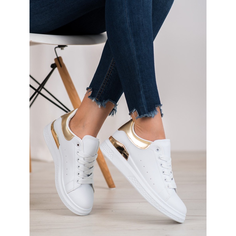 SHELOVET Módní sportovní obuv bílý 2