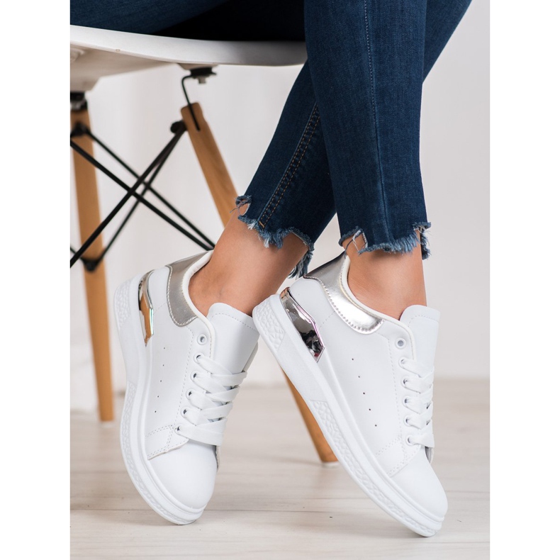 SHELOVET Módní sportovní obuv bílý 1